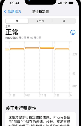 峨眉山iPhone手机维修如何在iPhone开启'步行稳定性通知'